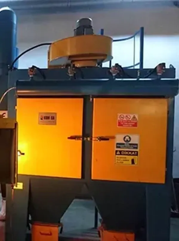 DÖNER TABLALI KUMLAMA MAKİNESİ