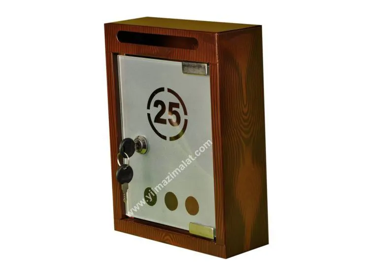 Vertical Glass Mailbox