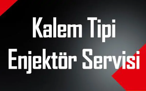 Kalem Tipi Enjektör Servisi