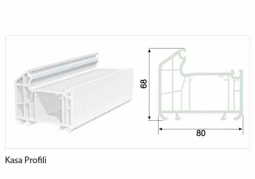 S70 Serisi PVC Pencere