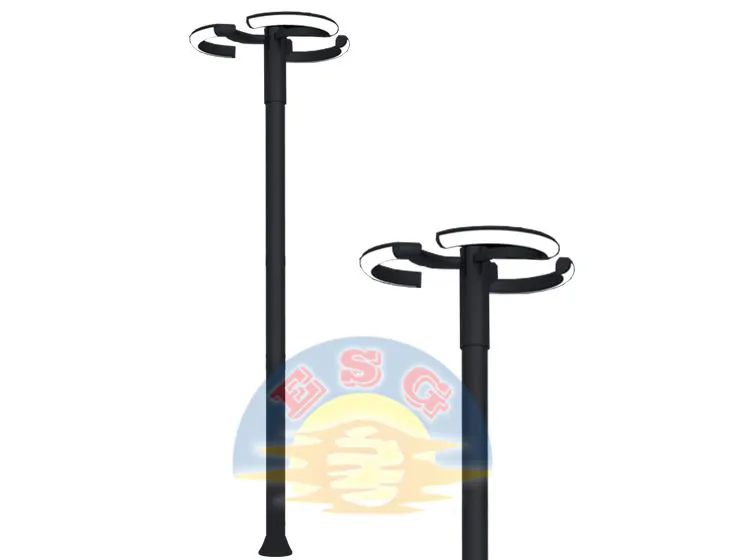 ES-LDS004 - TRIPLE LUMINAIRE POLES
