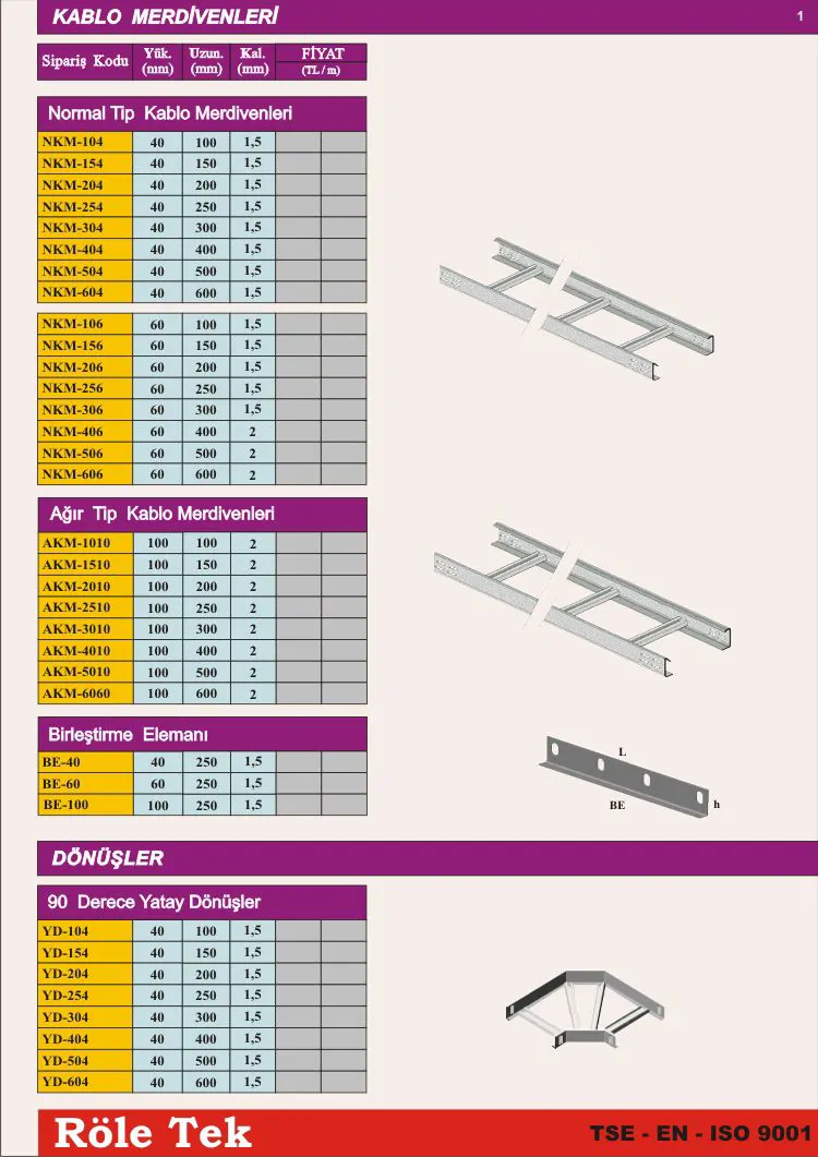 CABLE LADDERS