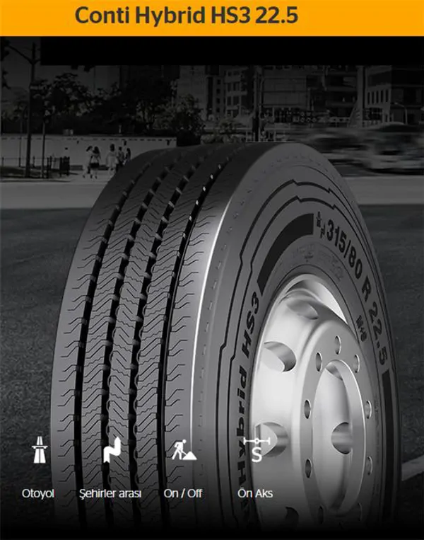 Conti Hybrid HS3 22.5 Otoyol Kamyon Lastiği