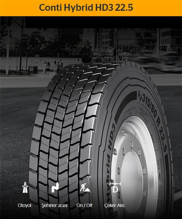 Conti Hybrid HD3 22.5 Yol/Yol Dışı Kamyon Lastiği
