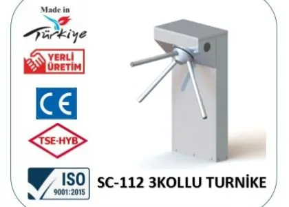 SC-112 İç Ortam Tripod 3Kollu Turnike