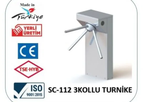 SC-112 İç Ortam Tripod 3Kollu Turnike