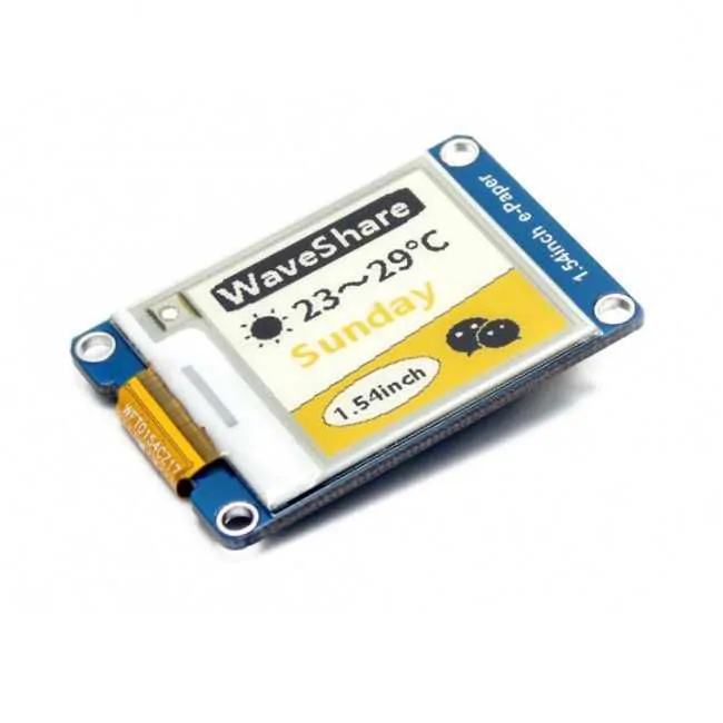 1.54 inch e-Paper Display Module - 152x152 - Yellow/Black/White