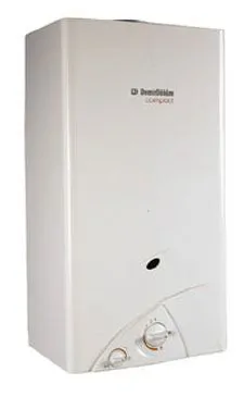 COMPACT WATER HEATER WITH FLUE