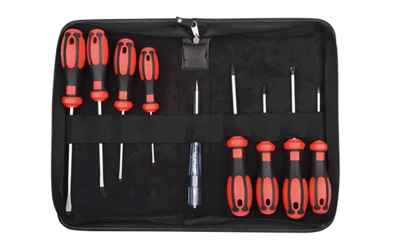 Screwdriver Set in Leather Case