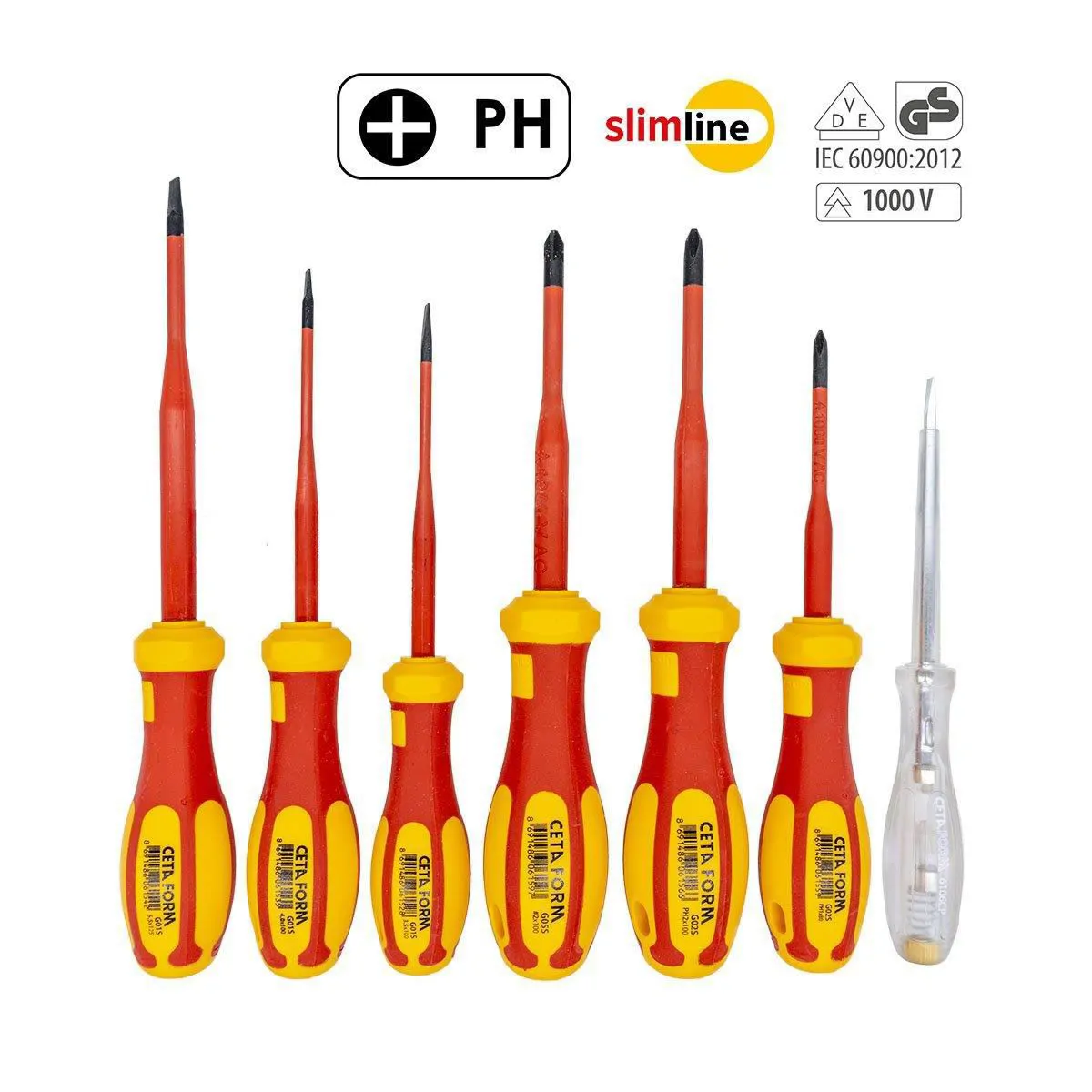 VDE 1000V Insulated Screwdriver Set