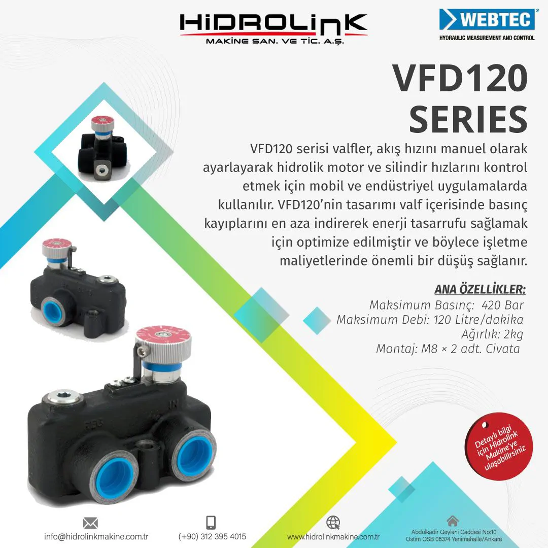 Webtec VFD120 Serisi
