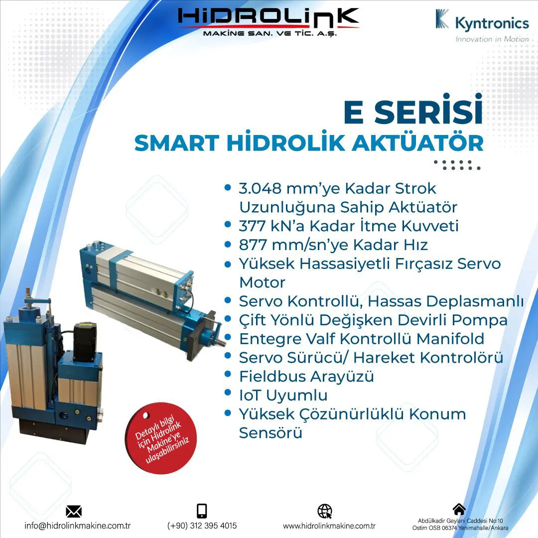 Kyntronics E Serisi Aktüatör